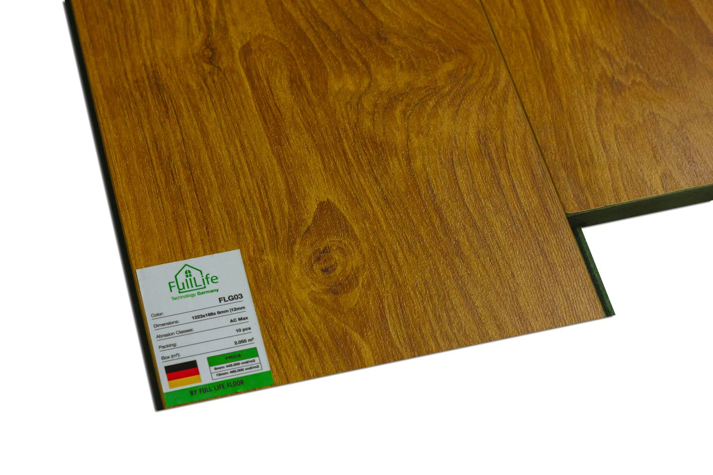 Sàn gỗ công nghiệp cốt xanh 12mm Full Life Gold FLG1203.